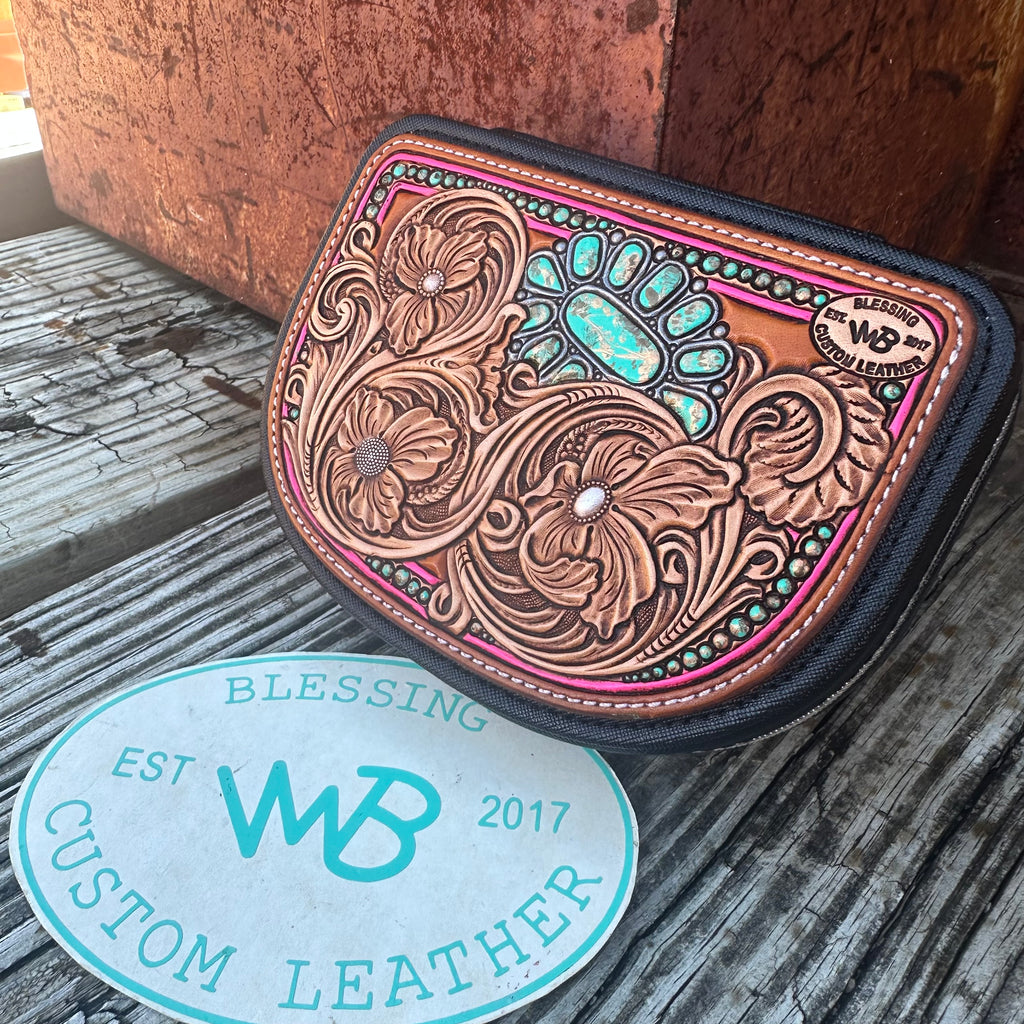 Tooled Leather Jewelry Case