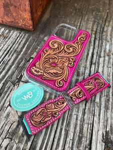 Tooled Leather Phone Case