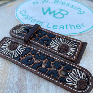 Tooled Leather Apple Watch Band #15